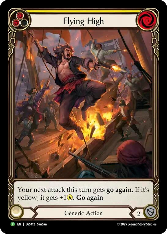 Image for Flying High (Yellow) - LGS412 (LGS412) (Flesh and Blood: Promo Cards) - Flesh and Blood TCG
