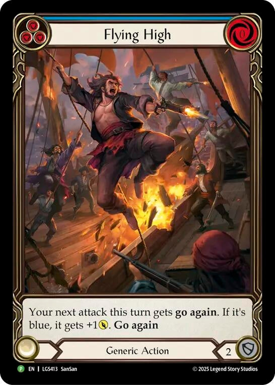 Image for Flying High (Blue) - LGS413 (LGS413) (Flesh and Blood: Promo Cards) - Flesh and Blood TCG