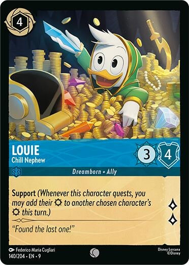 Image for Louie - Chill Nephew (140/204) (Fabled) - Disney Lorcana
