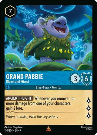 Image for Grand Pabbie - Oldest and Wisest (150/204) (Fabled) - Disney Lorcana