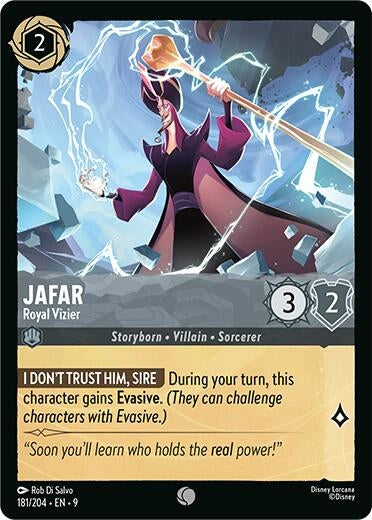 Image for Jafar - Royal Vizier (181/204) (Fabled) - Disney Lorcana