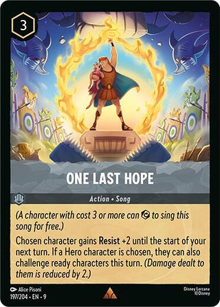 Image for One Last Hope (197/204) (Fabled) - Disney Lorcana