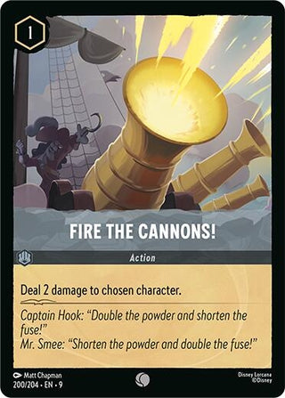 Image for Fire the Cannons! (200/204) (Fabled) - Disney Lorcana