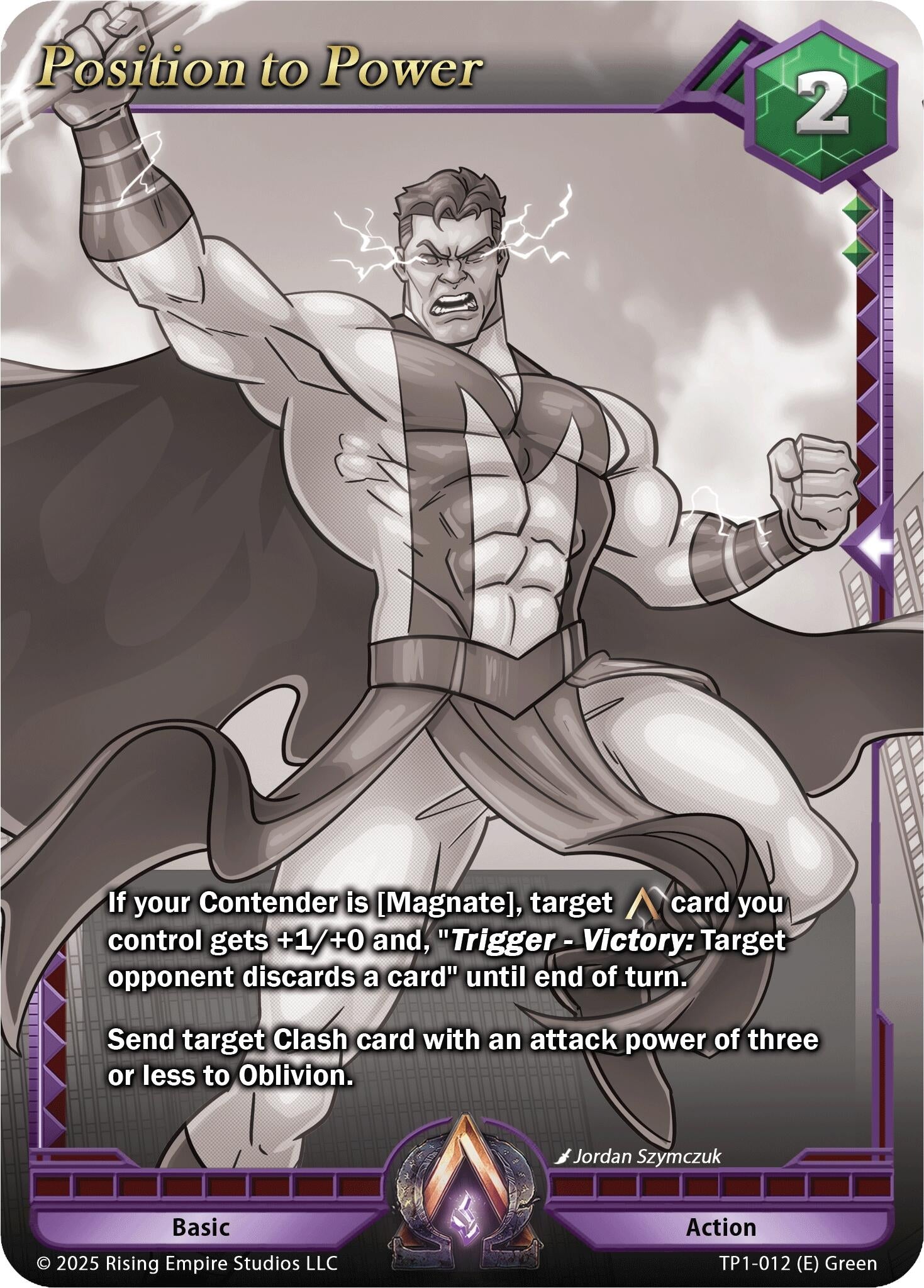 Image for Position to Power (Monochrome) (TP1-012) (Spoils of the Forgotten) - Alpha Clash