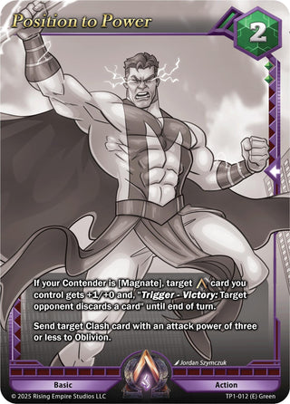 Image for Position to Power (Monochrome) (TP1-012) (Spoils of the Forgotten) - Alpha Clash