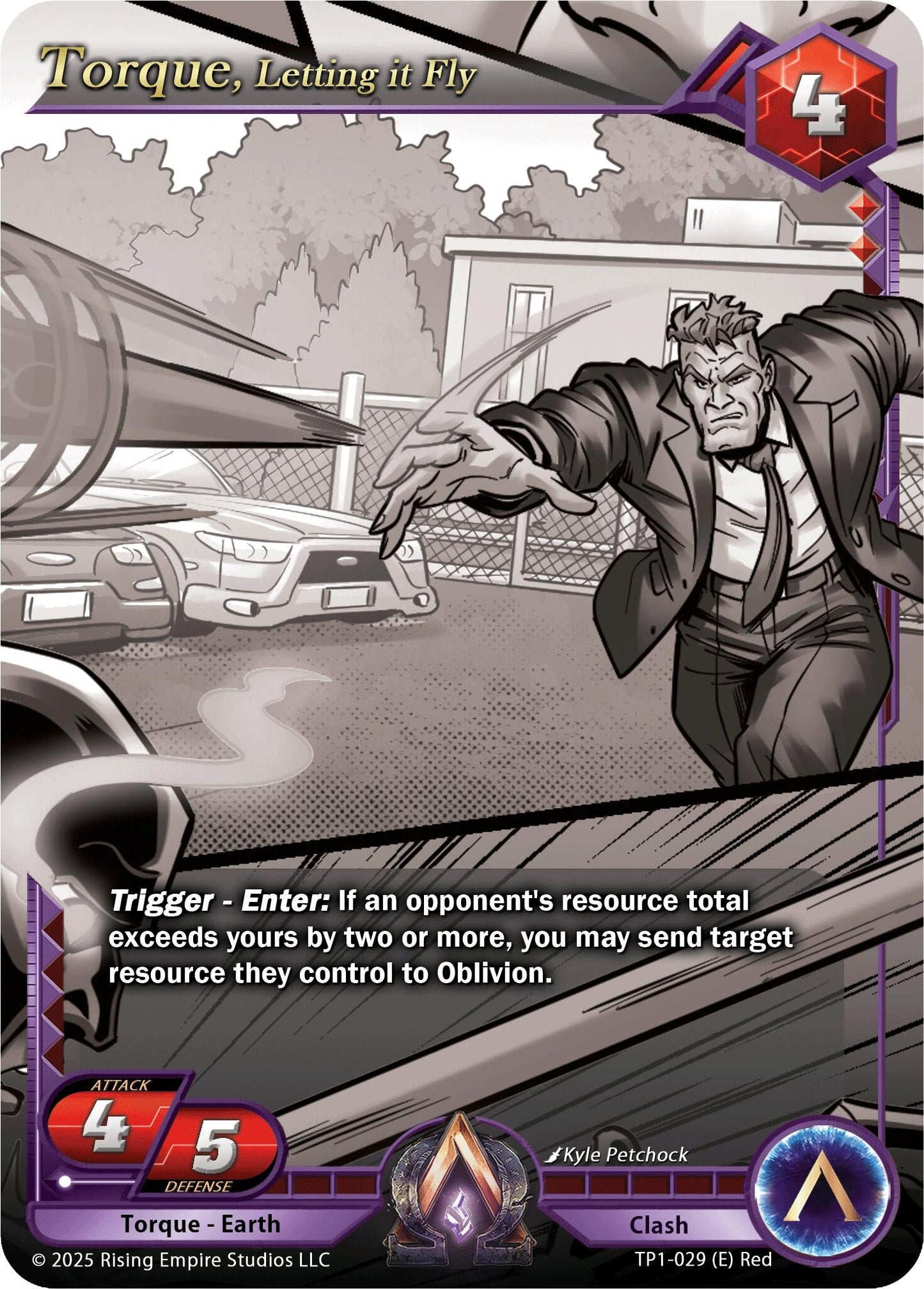 Image for Torque, Letting it Fly (Monochrome) (TP1-029) (Spoils of the Forgotten) - Alpha Clash