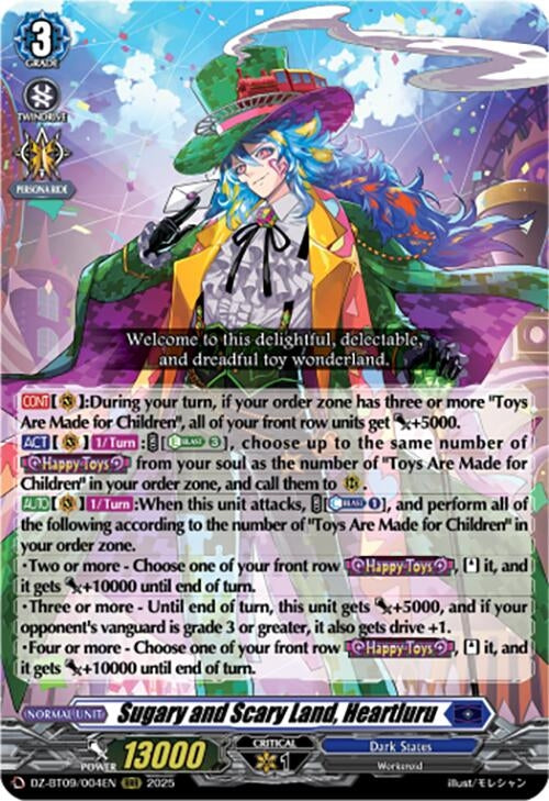 Image for Sugary and Scary Land, Heartluru (DZ-BT09/004EN) (DZ-BT09: Super Brave Detonation) - Cardfight Vanguard