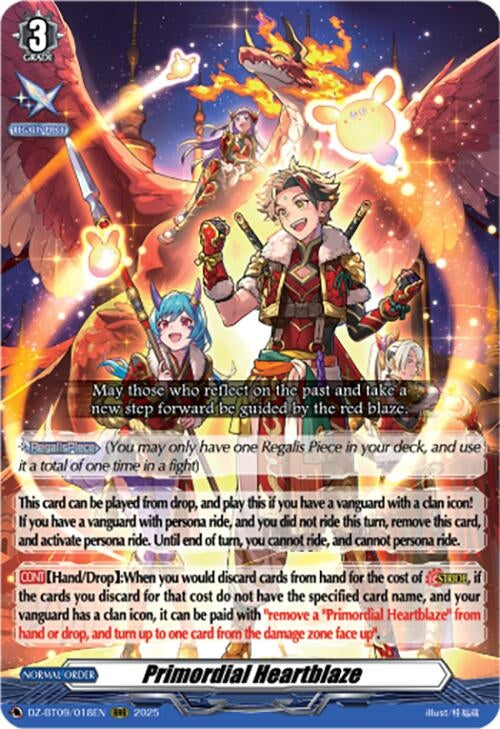 Image for Primordial Heartblaze (DZ-BT09/018EN) (DZ-BT09: Super Brave Detonation) - Cardfight Vanguard
