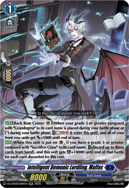 Image for Intelligent Demonic Lordling, Malfas (DZ-BT09/026EN) (DZ-BT09: Super Brave Detonation) - Cardfight Vanguard