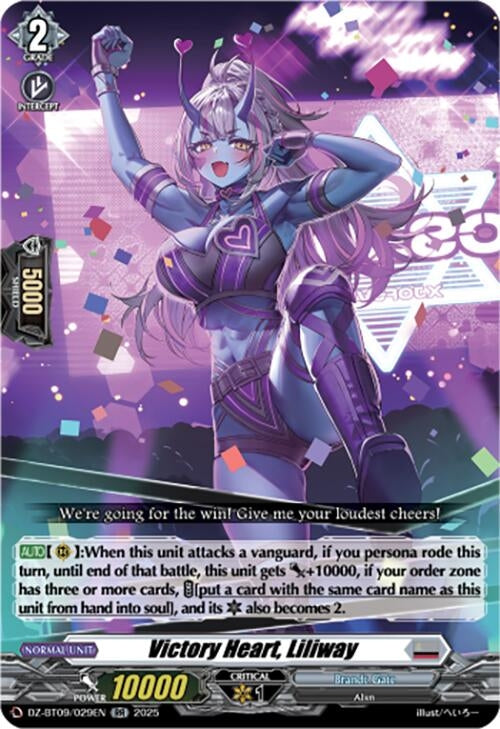 Image for Victory Heart, Liliway (DZ-BT09/029EN) (DZ-BT09: Super Brave Detonation) - Cardfight Vanguard