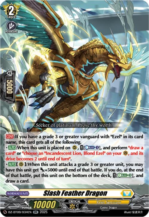 Image for Slash Feather Dragon (DZ-BT09/034EN) (DZ-BT09: Super Brave Detonation) - Cardfight Vanguard