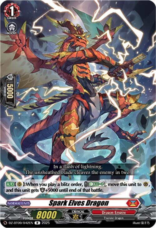 Image for Spark Elves Dragon (DZ-BT09/042EN) (DZ-BT09: Super Brave Detonation) - Cardfight Vanguard