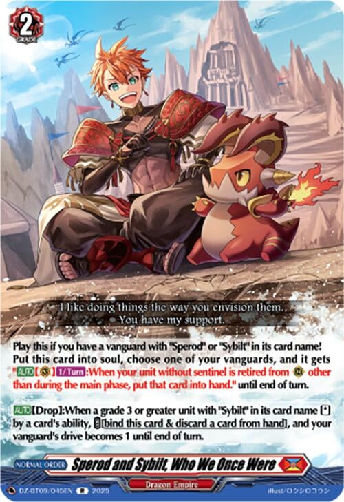 Image for Sperod and Sybilt, Who We Once Were (DZ-BT09/045EN) (DZ-BT09: Super Brave Detonation) - Cardfight Vanguard