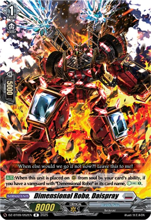 Image for Dimensional Robo, Daispray (DZ-BT09/052EN) (DZ-BT09: Super Brave Detonation) - Cardfight Vanguard