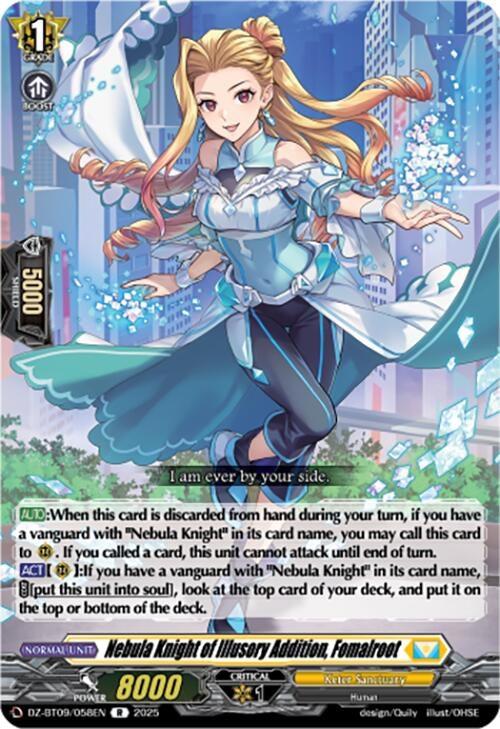 Image for Nebula Knight of Illusory Addition, Fomalroot (DZ-BT09/058EN) (DZ-BT09: Super Brave Detonation) - Cardfight Vanguard