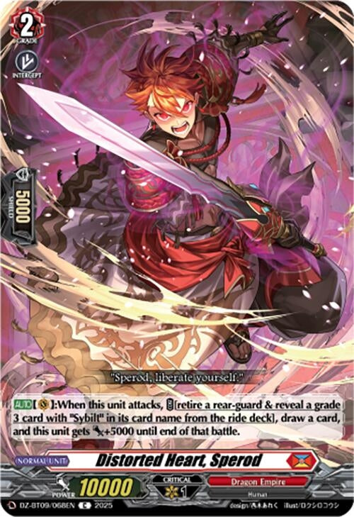 Image for Distorted Heart, Sperod (DZ-BT09/068EN) (DZ-BT09: Super Brave Detonation) - Cardfight Vanguard