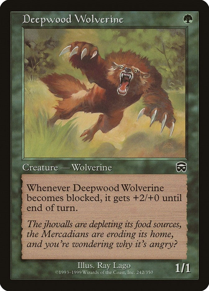Deepwood Wolverine (242) [MMQ] - MTG Single