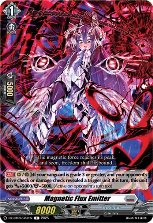Image for Magnetic Flux Emitter (DZ-BT09/087EN) (DZ-BT09: Super Brave Detonation) - Cardfight Vanguard