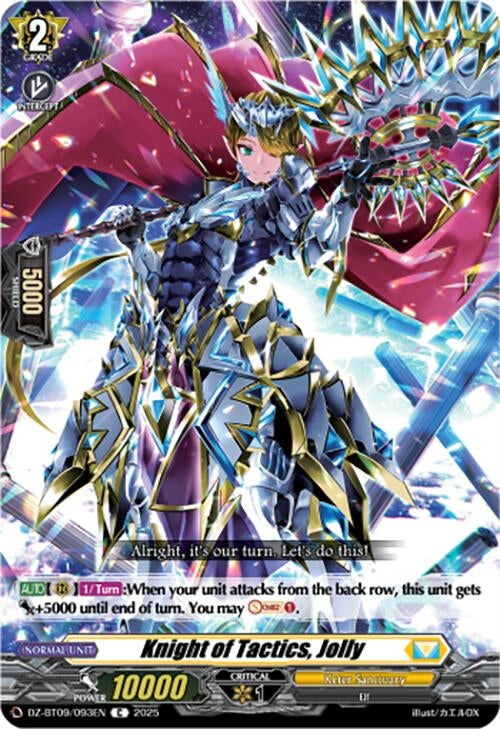 Image for Knight of Tactics, Jolly (DZ-BT09/093EN) (DZ-BT09: Super Brave Detonation) - Cardfight Vanguard
