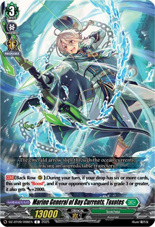 Image for Marine General of Bay Currents, Toxotes (DZ-BT09/098EN) (DZ-BT09: Super Brave Detonation) - Cardfight Vanguard