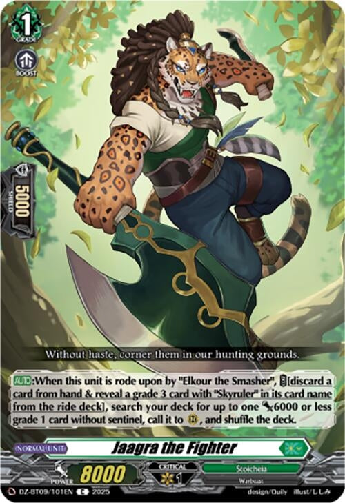 Image for Jaagra the Fighter (DZ-BT09/101EN) (DZ-BT09: Super Brave Detonation) - Cardfight Vanguard