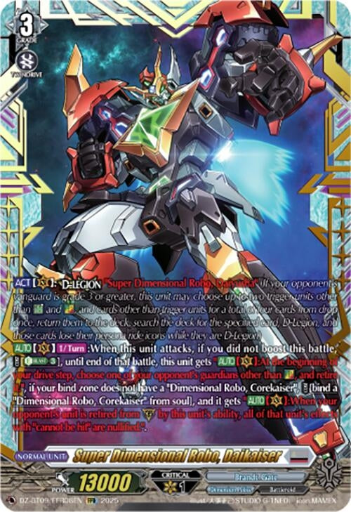Image for Super Dimensional Robo, Daikaiser (FFR) (DZ-BT09/FFR08EN) (DZ-BT09: Super Brave Detonation) - Cardfight Vanguard