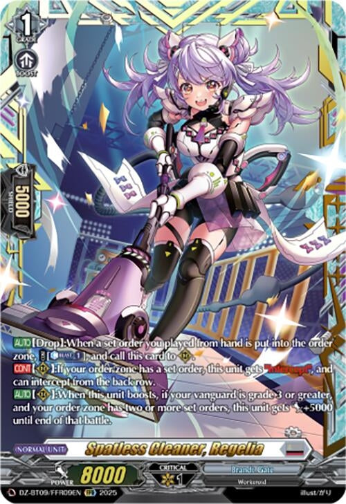 Image for Spatless Cleaner, Regelia (FFR) (DZ-BT09/FFR09EN) (DZ-BT09: Super Brave Detonation) - Cardfight Vanguard