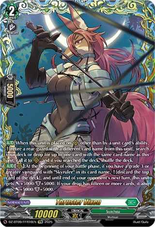 Image for Thruster Vixen (FFR) (DZ-BT09/FFR16EN) (DZ-BT09: Super Brave Detonation) - Cardfight Vanguard