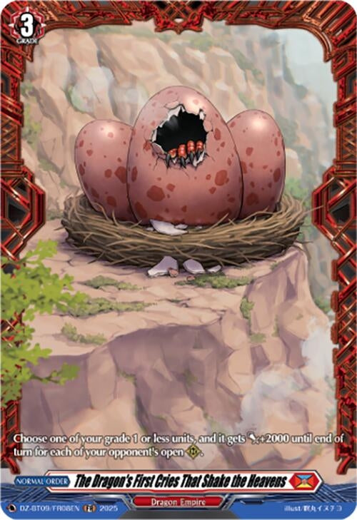 Image for The Dragon's First Cries That Shake the Heavens (FR) (DZ-BT09/FR08EN) (DZ-BT09: Super Brave Detonation) - Cardfight Vanguard