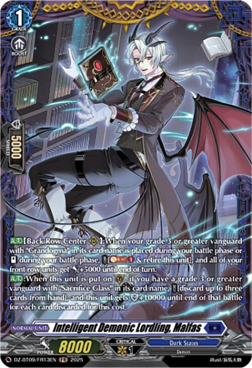 Image for Intelligent Demonic Lordling, Malfas (FR) (DZ-BT09/FR13EN) (DZ-BT09: Super Brave Detonation) - Cardfight Vanguard