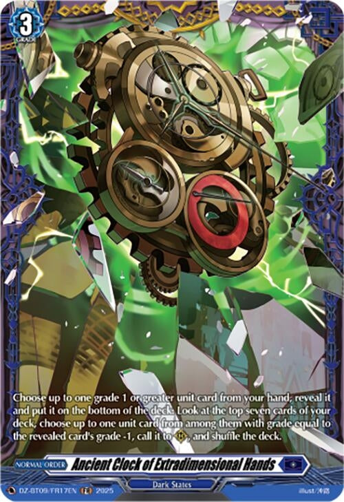 Image for Ancient Clock of Extradimensional Hands (FR) (DZ-BT09/FR17EN) (DZ-BT09: Super Brave Detonation) - Cardfight Vanguard