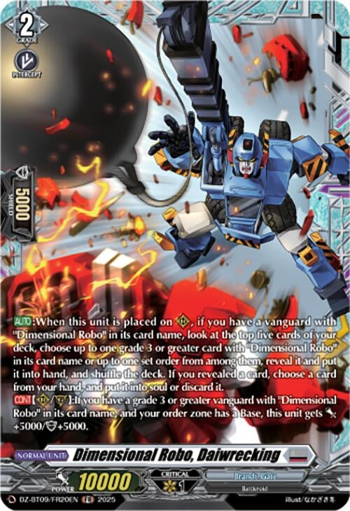 Image for Dimensional Robo, Daiwrecking (FR) (DZ-BT09/FR20EN) (DZ-BT09: Super Brave Detonation) - Cardfight Vanguard