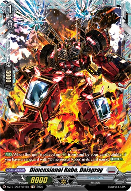 Image for Dimensional Robo, Daispray (FR) (DZ-BT09/FR24EN) (DZ-BT09: Super Brave Detonation) - Cardfight Vanguard