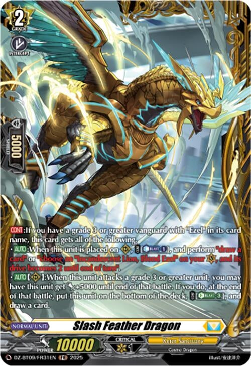 Image for Slash Feather Dragon (FR) (DZ-BT09/FR31EN) (DZ-BT09: Super Brave Detonation) - Cardfight Vanguard