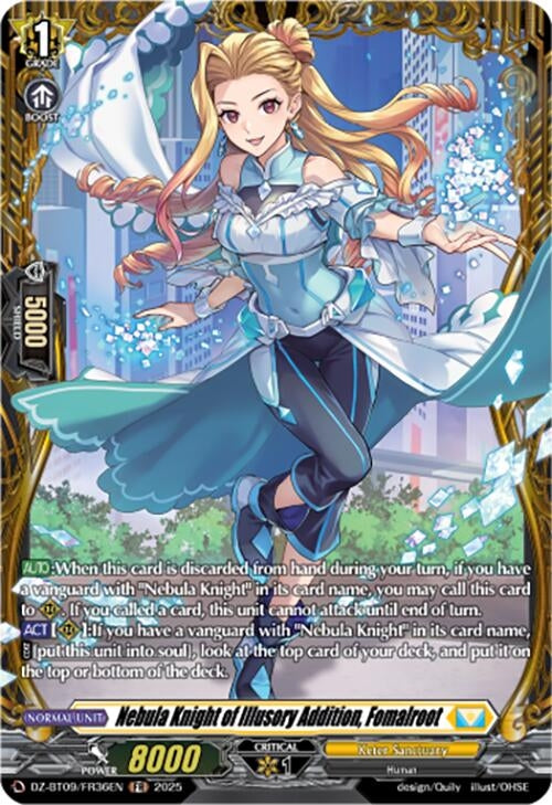 Image for Nebula Knight of Illusory Addition, Fomalroot (FR) (DZ-BT09/FR36EN) (DZ-BT09: Super Brave Detonation) - Cardfight Vanguard