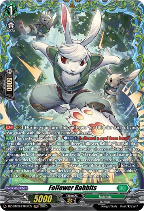 Image for Follower Rabbits (FR) (DZ-BT09/FR42EN) (DZ-BT09: Super Brave Detonation) - Cardfight Vanguard