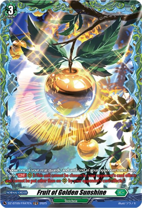 Image for Fruit of Golden Sunshine (FR) (DZ-BT09/FR47EN) (DZ-BT09: Super Brave Detonation) - Cardfight Vanguard