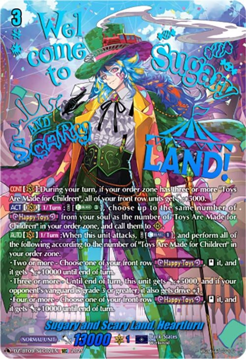 Image for Sugary and Scary Land, Heartluru (SEC) (DZ-BT09/SEC02EN) (DZ-BT09: Super Brave Detonation) - Cardfight Vanguard