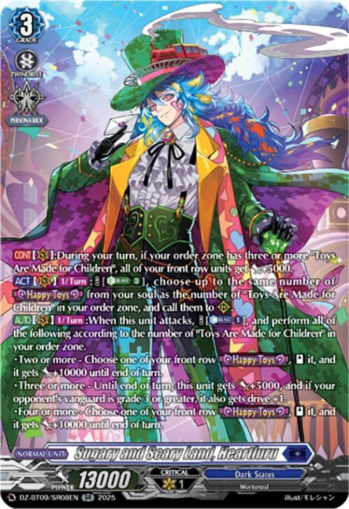Image for Sugary and Scary Land, Heartluru (SR) (DZ-BT09/SR08EN) (DZ-BT09: Super Brave Detonation) - Cardfight Vanguard