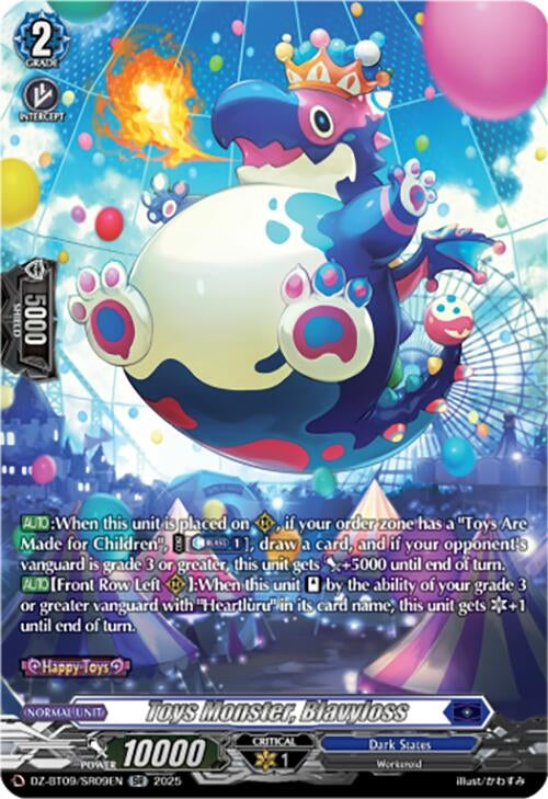 Image for Toys Monster, Blavyloss (SR) (DZ-BT09/SR09EN) (DZ-BT09: Super Brave Detonation) - Cardfight Vanguard