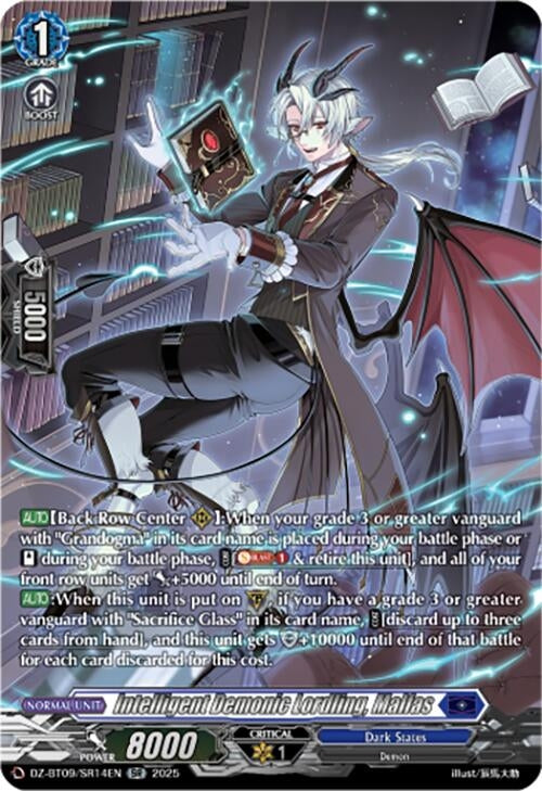 Image for Intelligent Demonic Lordling, Malfas (SR) (DZ-BT09/SR14EN) (DZ-BT09: Super Brave Detonation) - Cardfight Vanguard