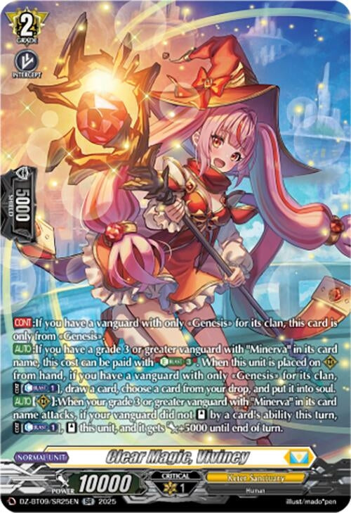 Image for Clear Magic, Viviney (SR) (DZ-BT09/SR25EN) (DZ-BT09: Super Brave Detonation) - Cardfight Vanguard