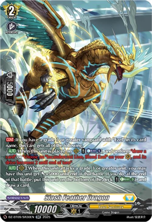 Image for Slash Feather Dragon (SR) (DZ-BT09/SR30EN) (DZ-BT09: Super Brave Detonation) - Cardfight Vanguard