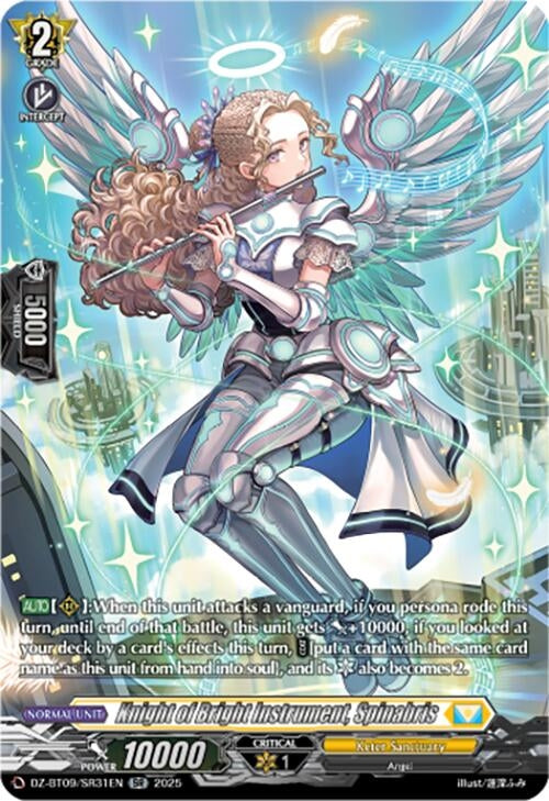 Image for Knight of Bright Instrument, Spinabris (SR) (DZ-BT09/SR31EN) (DZ-BT09: Super Brave Detonation) - Cardfight Vanguard