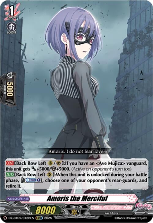 Image for Amoris the Merciful (EXRRR) (DZ-BT09/EX22EN) (DZ-BT09: Super Brave Detonation) - Cardfight Vanguard