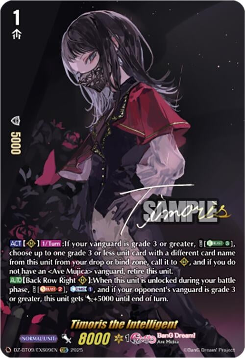 Image for Timoris the Intelligent (EXS) (DZ-BT09/EXS09EN) (DZ-BT09: Super Brave Detonation) - Cardfight Vanguard