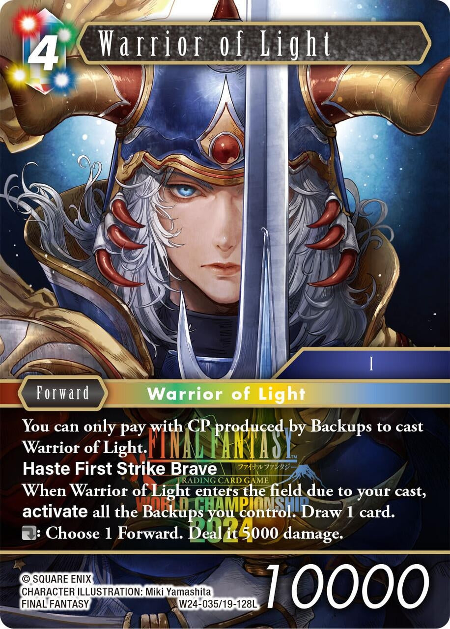 Image for Warrior of Light (W24-035/19-128L) (World Champion Decks 2024) - Final Fantasy TCG