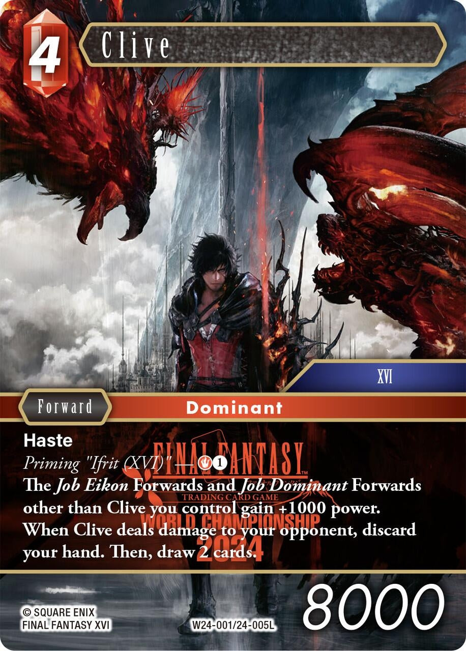 Image for Clive (W24-001/24-005L) (World Champion Decks 2024) - Final Fantasy TCG