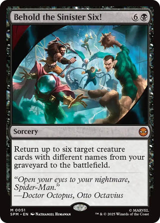 Image for Behold the Sinister Six! (51) (Marvel's Spider-Man) - Magic: The Gathering