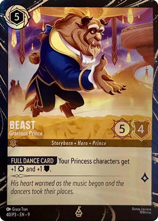 Image for Beast - Gracious Prince (40) (Disney Lorcana Promo Cards) - Disney Lorcana